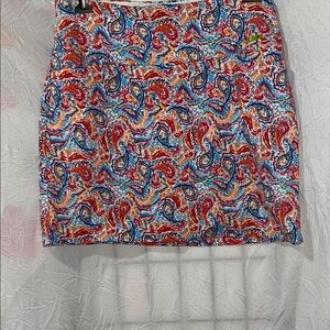 Swing Control golf Paisley Print Mini Skirt in Multicolor size 10